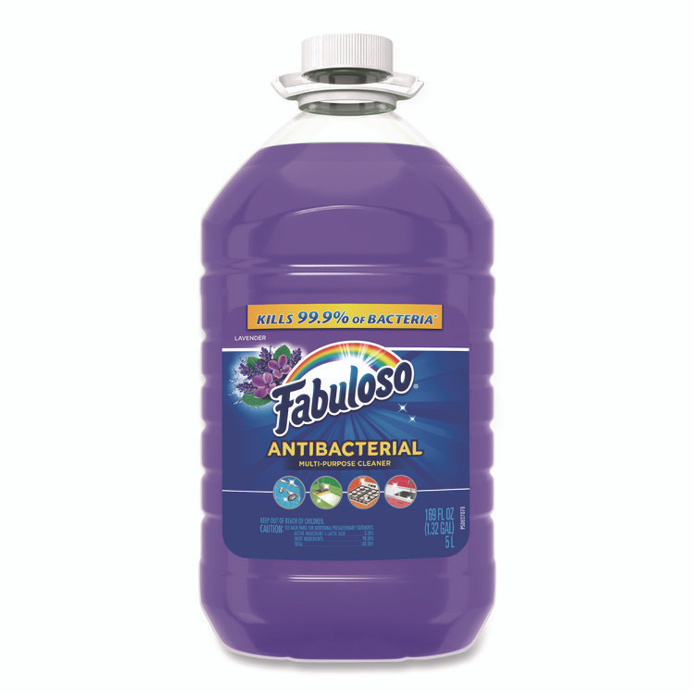 COLGATE PALMOLIVE, IPD. Fabuloso® 99507 Antibacterial Multi-Purpose Cleaner, Lavender Scent, 169 oz Bottle, 3/Carton