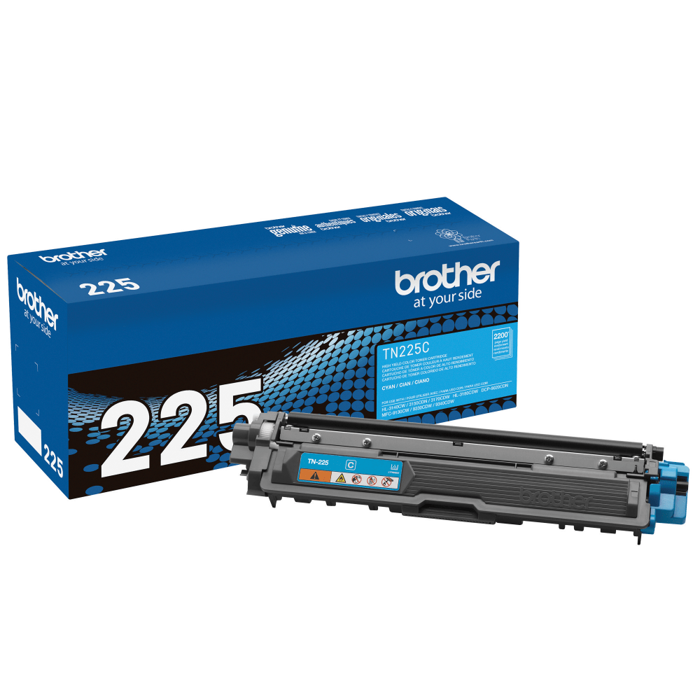 BROTHER INTL CORP TN225C Brother TN-225 Cyan High Yield Toner Cartridge, TN-225C