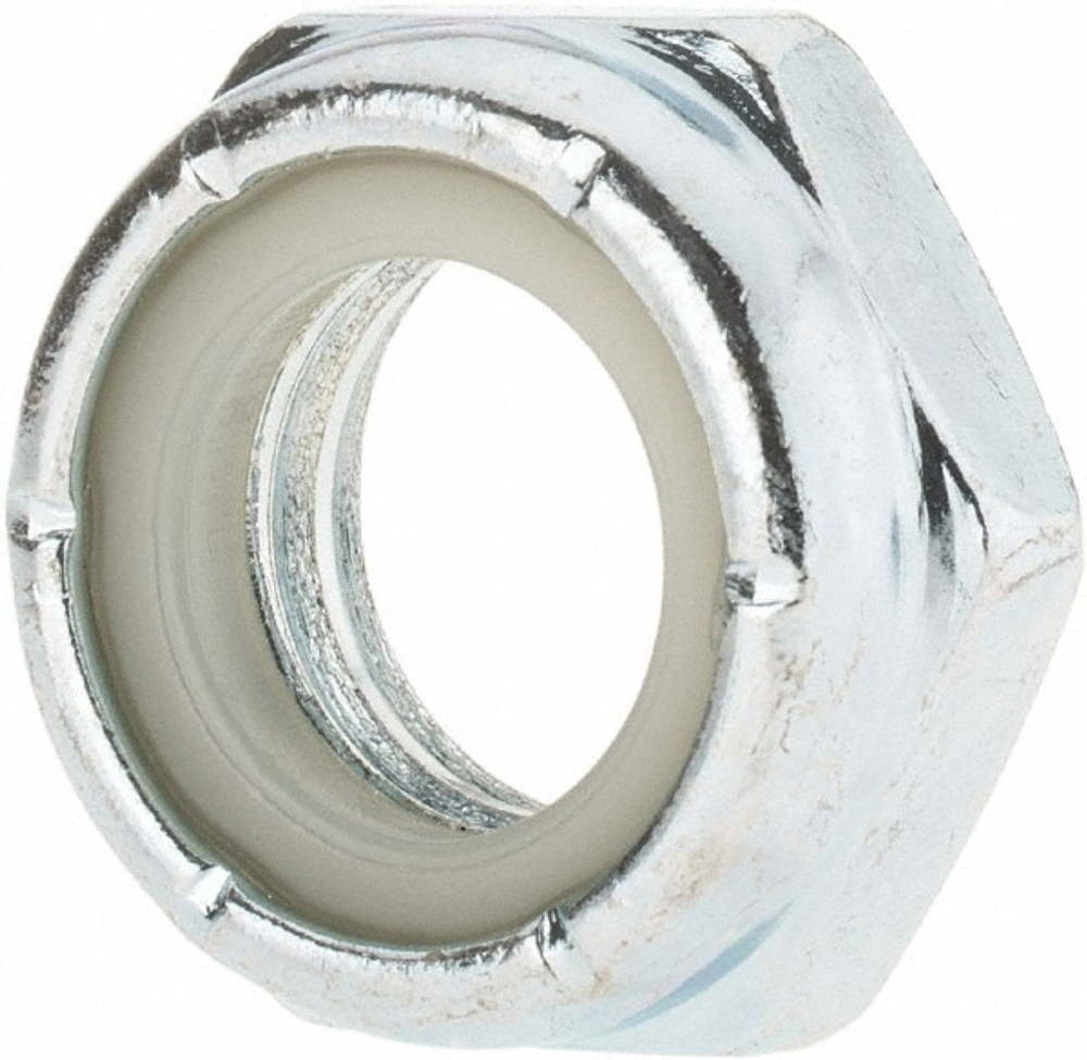 Value Collection R50000026 Hex Lock Nut: Insert, Nylon Insert, 5/8-11, Grade 2 Steel, Zinc-Plated