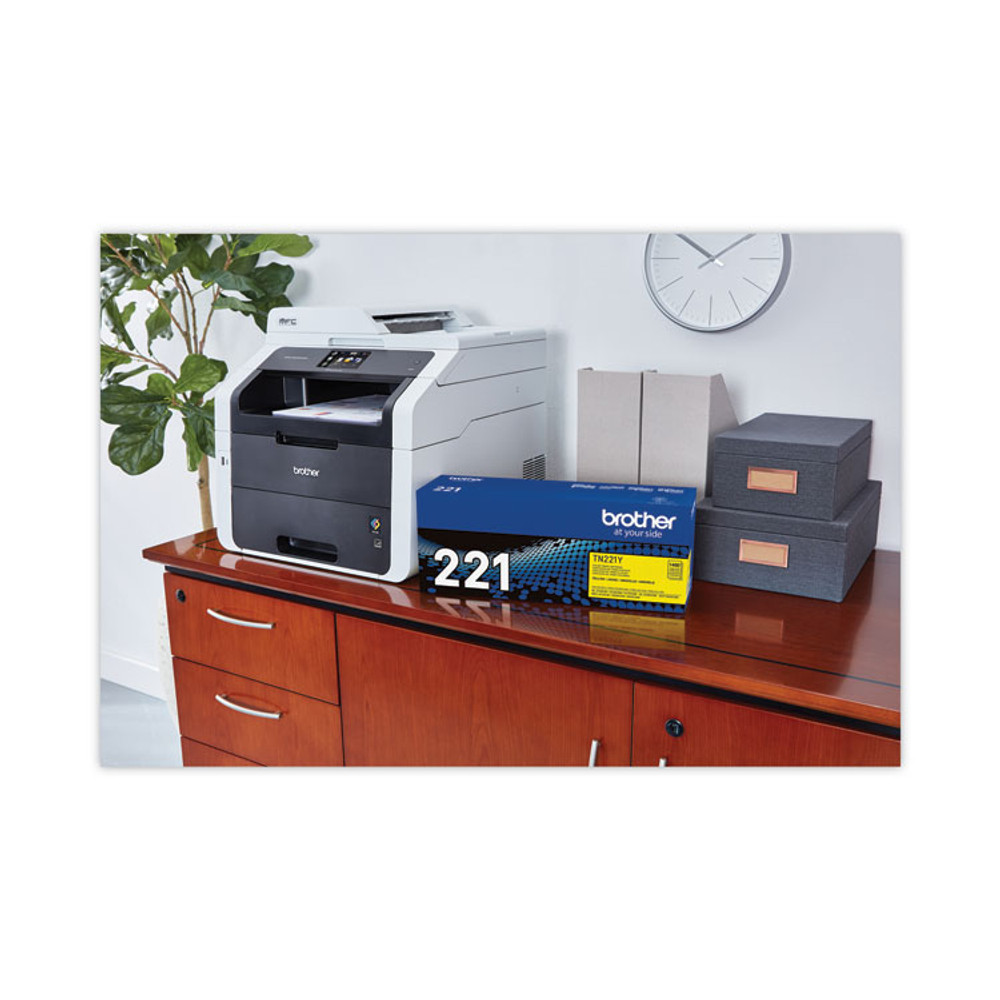 BROTHER INTL. CORP. TN221Y TN221Y Toner, 1,400 Page-Yield, Yellow