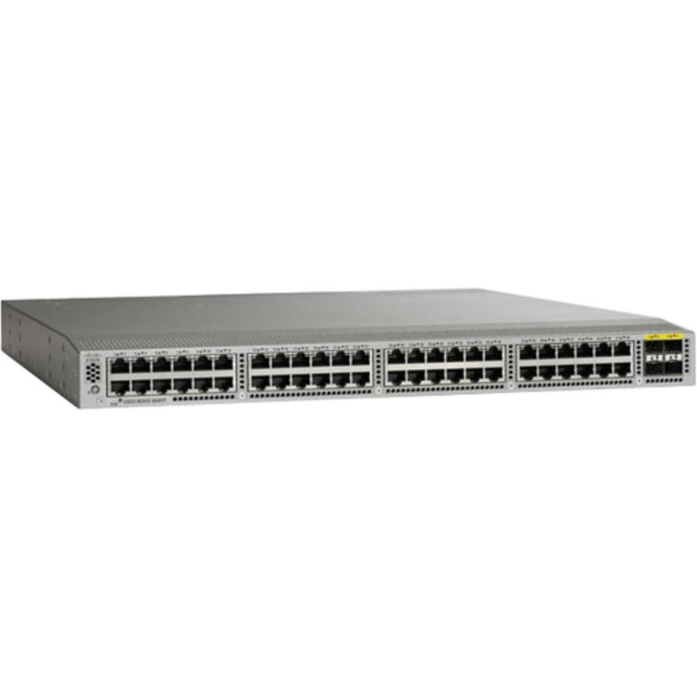 CISCO N3K-C3048TP-1GE=  Nexus 3048 Layer 3 Switch - 48 Ports - Manageable - Gigabit Ethernet, Fast Ethernet - 10/100/1000Base-T - 3 Layer Supported - 1U High - Rack-mountable