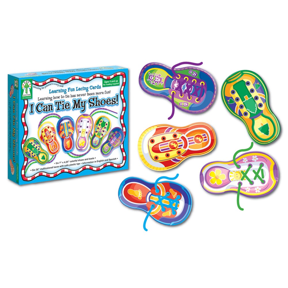 CARSON-DELLOSA PUBLISHING LLC 846000 Carson-Dellosa Manipulatives - I Can Tie My Shoes