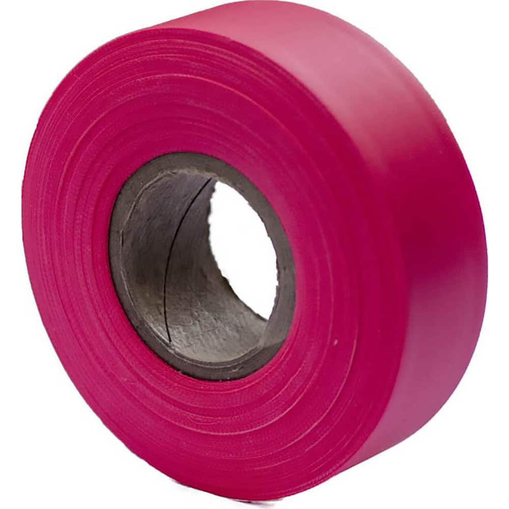 Bon Tool 14-738 Barricade & Flagging Tape; Legend: None ; Material: PVC; Vinyl ; Thickness (mil): 4 ; Overall Length: 150.00 ; Roll Length (Feet): 150 ; Color: Pink