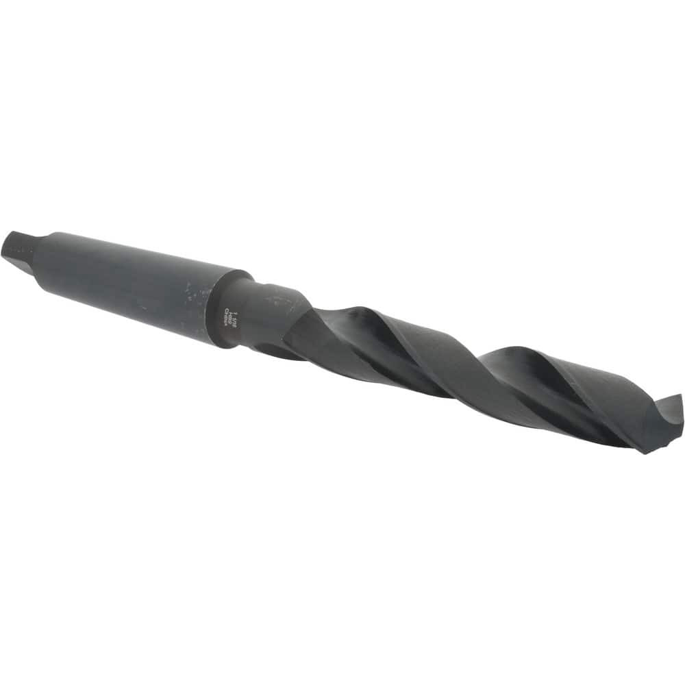 Value Collection 01541044 Taper Shank Drill Bit: 1.0625" Dia, 4MT, 118 °, High Speed Steel