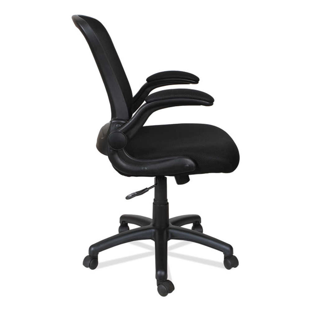 ALERA EBE4217 Alera EB-E Series Swivel/Tilt Mid-Back Mesh Chair, Supports Up to 275 lb, 18.11" to 22.04" Seat Height, Black