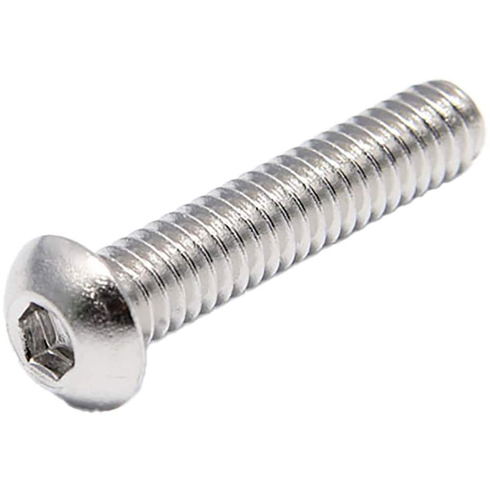 Foreverbolt FBBHSCAPS102412 Button Socket Cap Screw: 18-8 Stainless Steel, #10-24 x 1/2 Long, NL-19.  Finish,(PK 100)