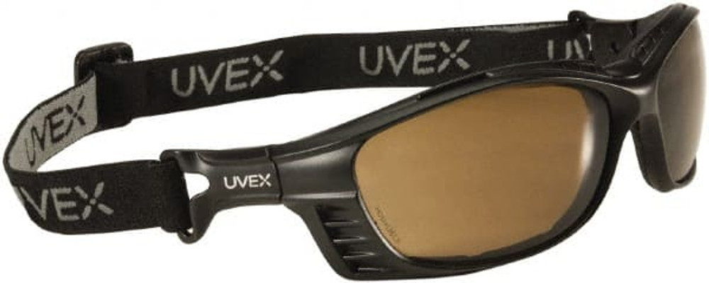 Uvex S2941HS Safety Glass: Anti-Fog, Polycarbonate, Gray Lenses, Full-Framed, UV Protection