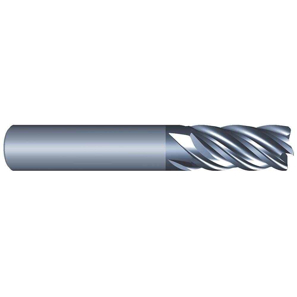 Eliminator 764-5000-015 Corner Radius End Mill: 1/2" Dia, 1-1/2" LOC, 0.015" Radius, 5 Flutes, Solid Carbide