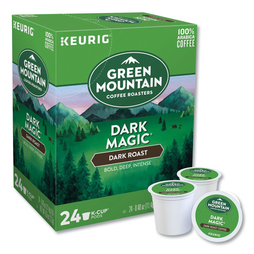 KEURIG DR PEPPER Green Mountain Coffee® 4061 Dark Magic Extra Bold Coffee K-Cup Pods, 24/Box