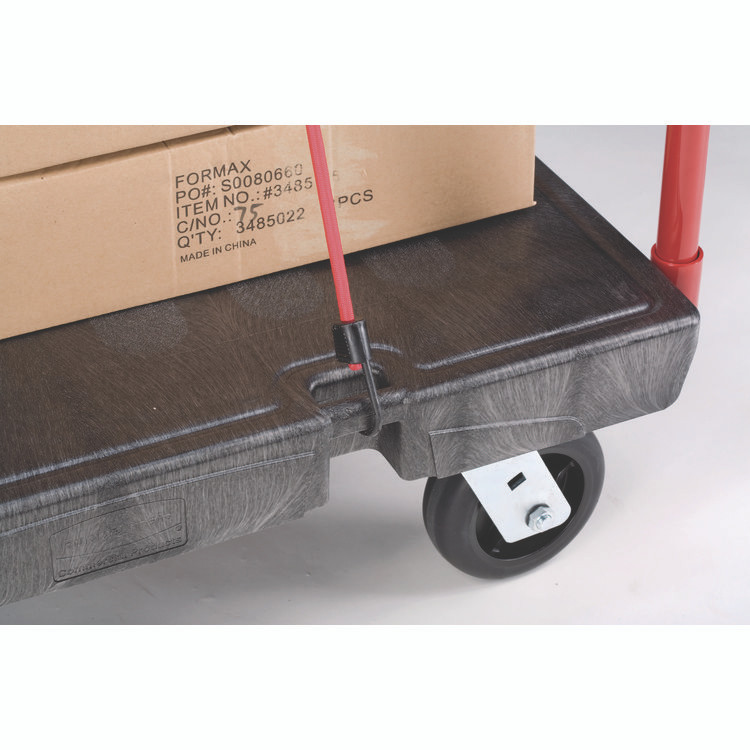 RUBBERMAID COMMERCIAL PROD. 4403 BLA Heavy-Duty Platform Truck Cart, 1,000 lb Capacity, 24 x 36 Platform, Black