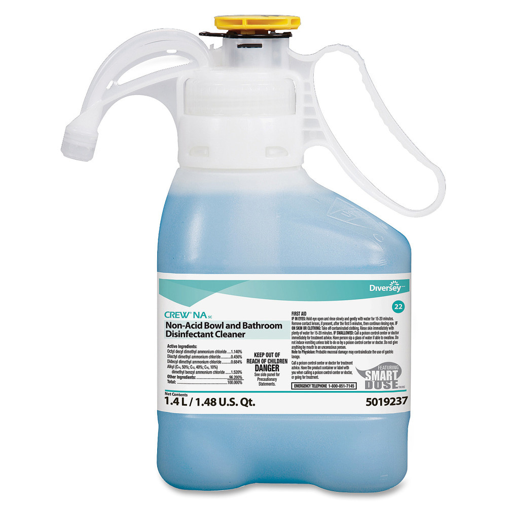 SEALED AIR CORPORATION Diversey 5019237 JohnsonDiversey Non-Acid Restroom Cleaner, Floral Scent, 47.36 Oz Bottle