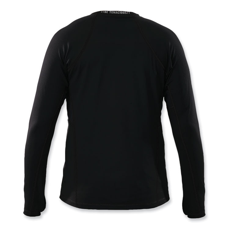 TENACIOUS HOLDINGS, INC. ergodyne® 40206 N-Ferno 6435 Midweight Long Sleeve Base Layer Shirt, 2X-Large, Black