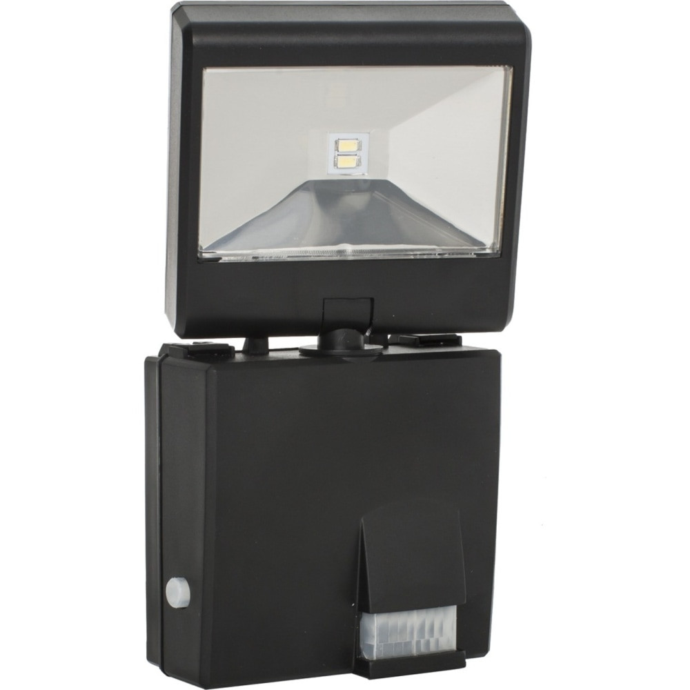 MAXSA INNOVATIONS LLC Maxsa 44311  Solar-Powered LED Security Spotlight - LED Bulb - Motion-activated, Adjustable - Plastic - Wall Mountable