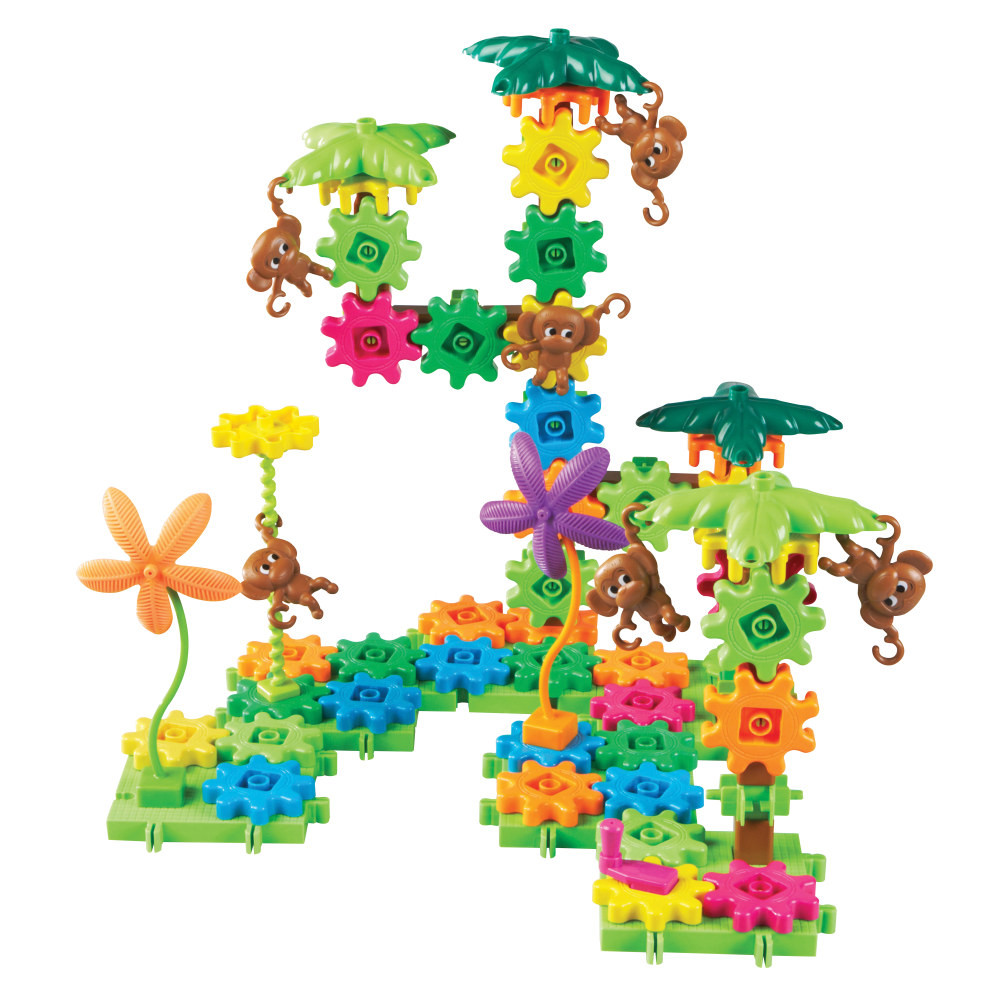 LEARNING RESOURCES, INC. LER9119 Learning Resources Gears! Gears! Gears! Movin Monkeys Building Set