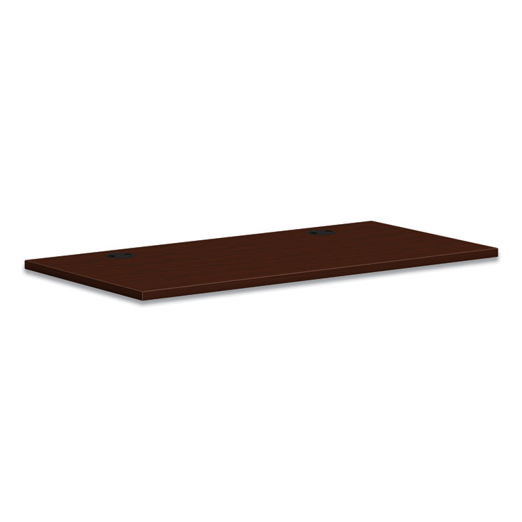 HON COMPANY PLRW4824LT1 Mod Worksurface, Rectangular, 48w x 24d, Traditional Mahogany