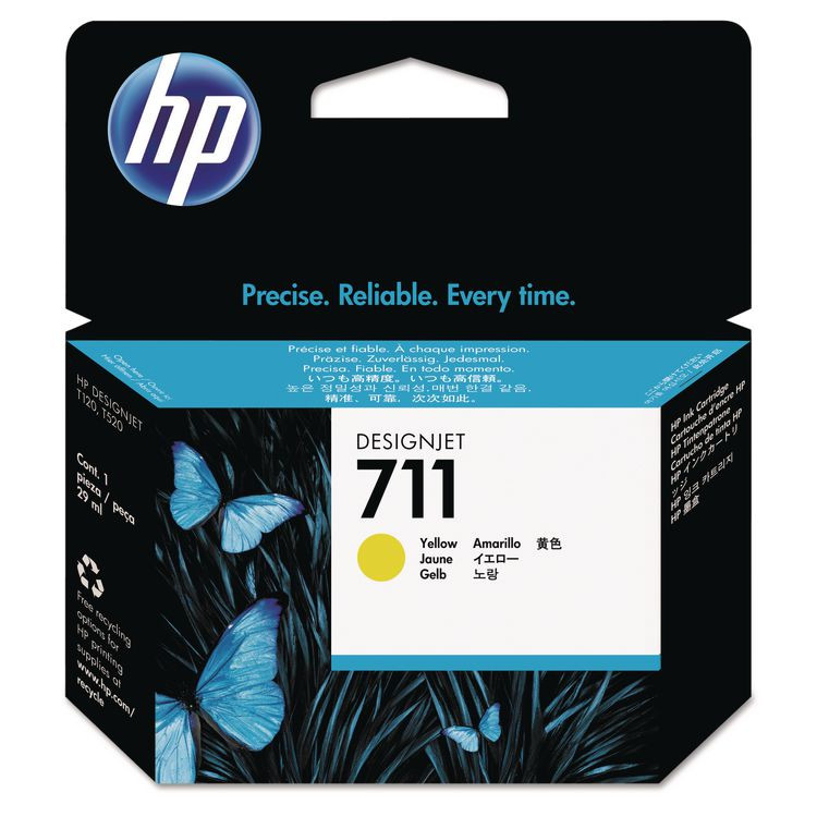 HP INC CZ132A HP 711, (CZ132A) Yellow Original Ink Cartridge