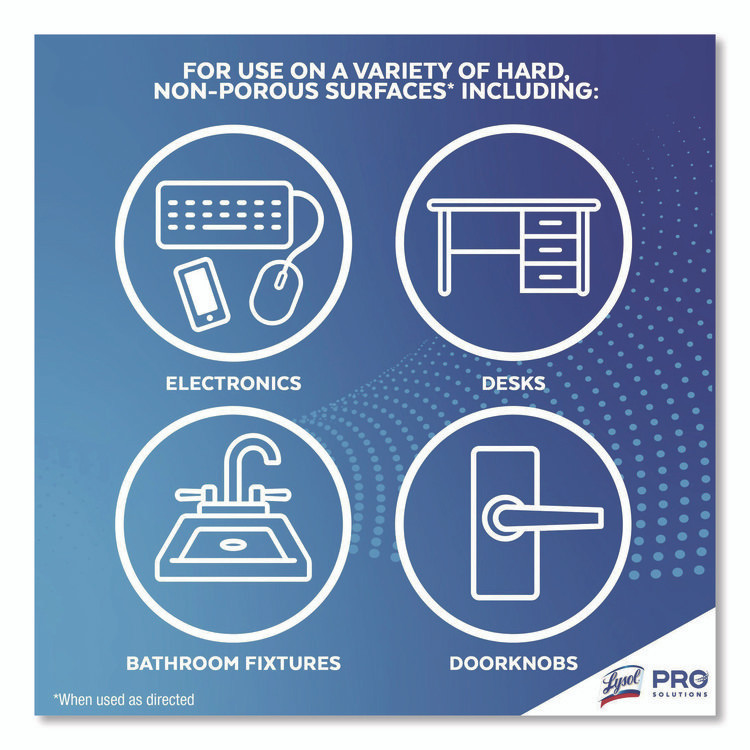 RECKITT BENCKISER LYSOL® Brand 77182EA Disinfecting Wipes, 1-Ply, 7 x 7.25, Lemon and Lime Blossom, White, 80 Wipes/Canister