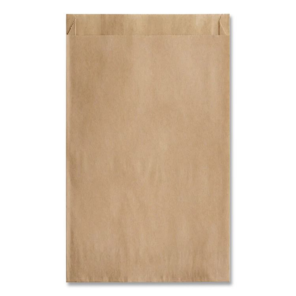 BAGCRAFT 300100 EcoCraft Grease-Resistant Sandwich Bags, 6.5" x 1" x 8", Natural, 2,000/Carton
