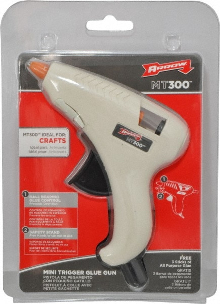 Arrow MT300 Hot Melt Glue Gun: Electric, Black & White