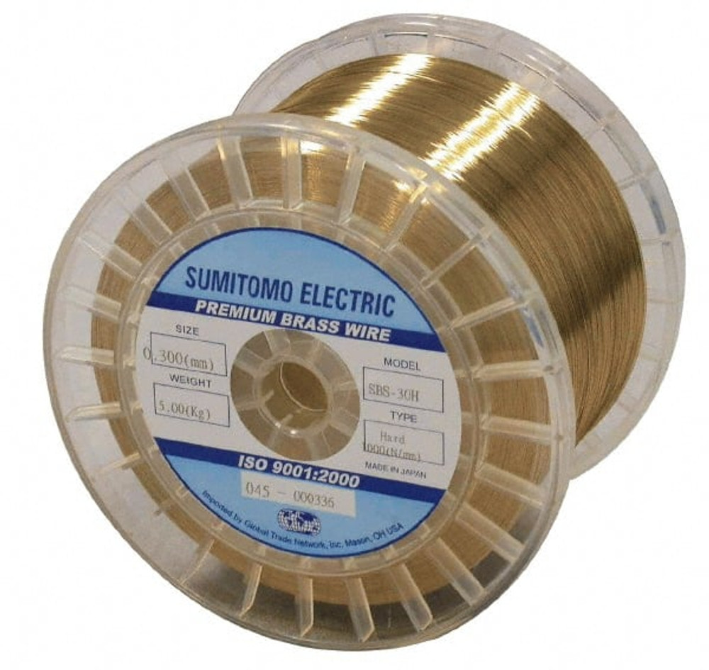 Single Source Technologies SBS25H330 Brass Hard Grade Electrical Discharge Machining (EDM) Wire