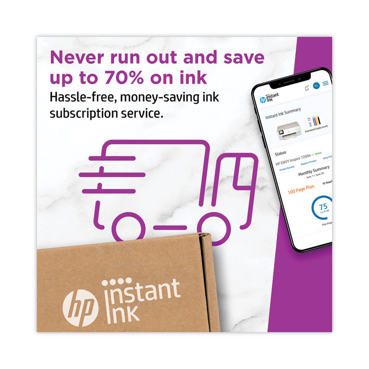 HP INC 1W2Y9A ENVY Inspire 7255e All-in-One Printer, Copy/Print/Scan