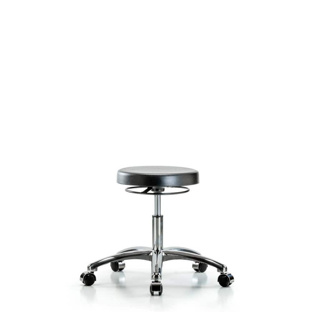 Blue Ridge Ergonomics MSC44742 Lab Stool: Polyurethane, 25" Seat Width, 25" Seat Depth