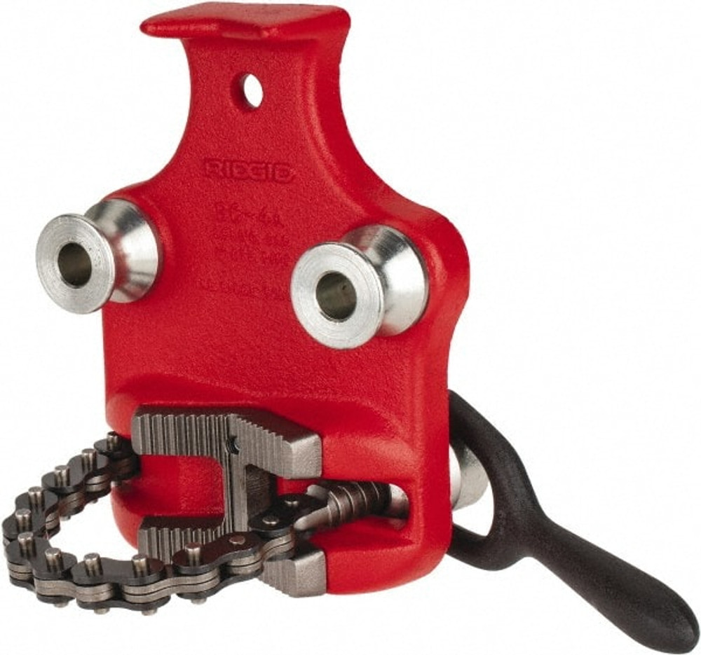 Ridgid 40180 1/8" to 4" Pipe Capacity, Bottom Screw Bench Chain Vise