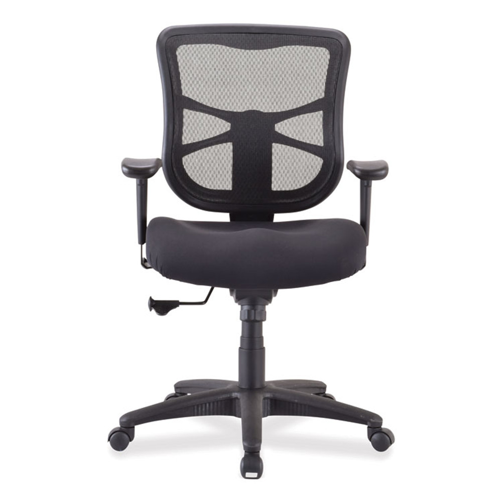 ALERA EL42BME10B Alera Elusion Series Mesh Mid-Back Swivel/Tilt Chair, Supports Up to 275 lb, 17.9" to 21.8" Seat Height, Black
