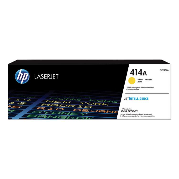 HP INC W2022A HP 414A, (W2022A) Yellow Original LaserJet Toner Cartridge