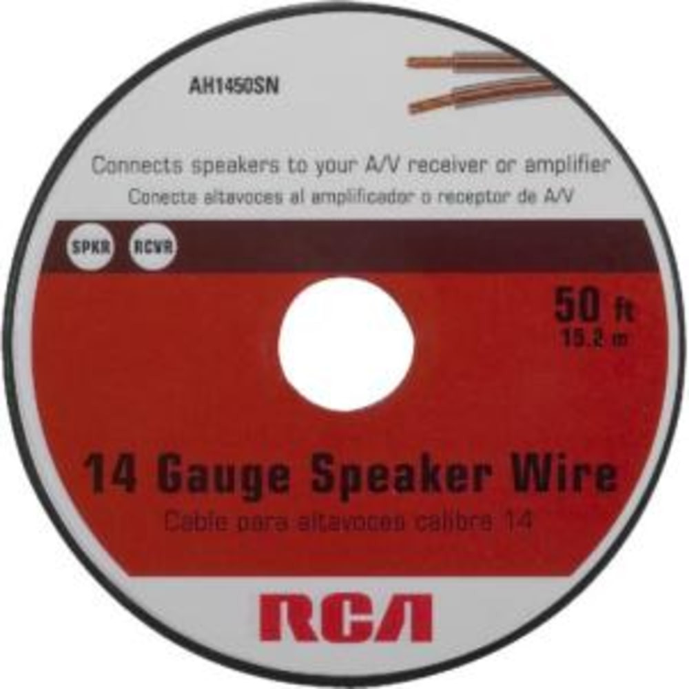 AUDIOVOX CORPORATION RCA AH1450SR  14-guage Speaker Wire, 50ft