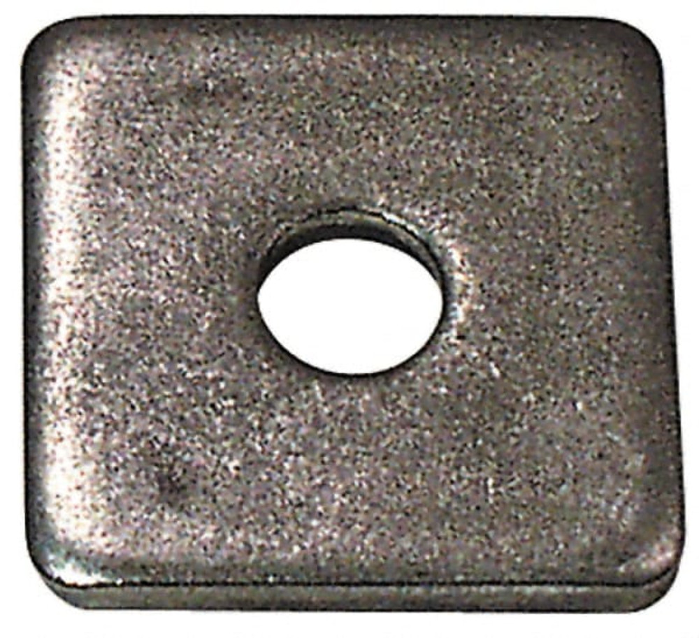 Gibraltar Z8962H 1" Bolt, 2" Square, Black Oxide Finish, Case Hardened Steel Square Flat Washer