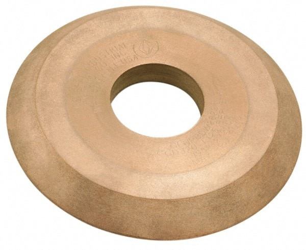3M Tool & Cutting Grinding Wheel: 4" Dia, 320 Grit, Type 1 7010495522