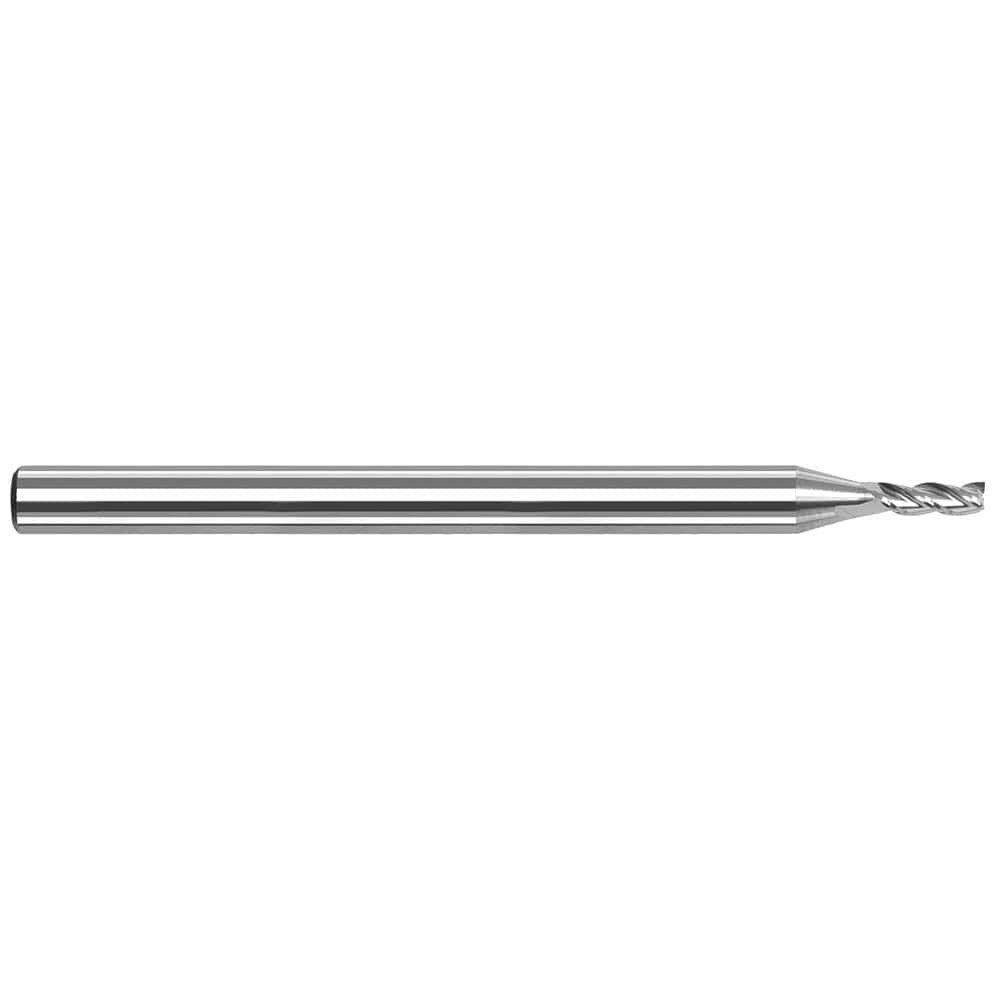 Harvey Tool 942278 Square End Mill: 5/64" Dia, 15/64" LOC, 3 Flutes, Solid Carbide