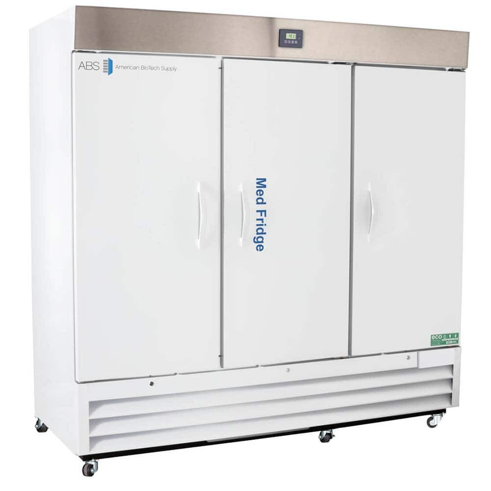 American BioTech Supply PH-ABT-HC-72S Laboratory Refrigerator: 72 cu ft Capacity, 2 to 8 ° C, 81" OAW, 34" OAD, 81-3/4" OAH