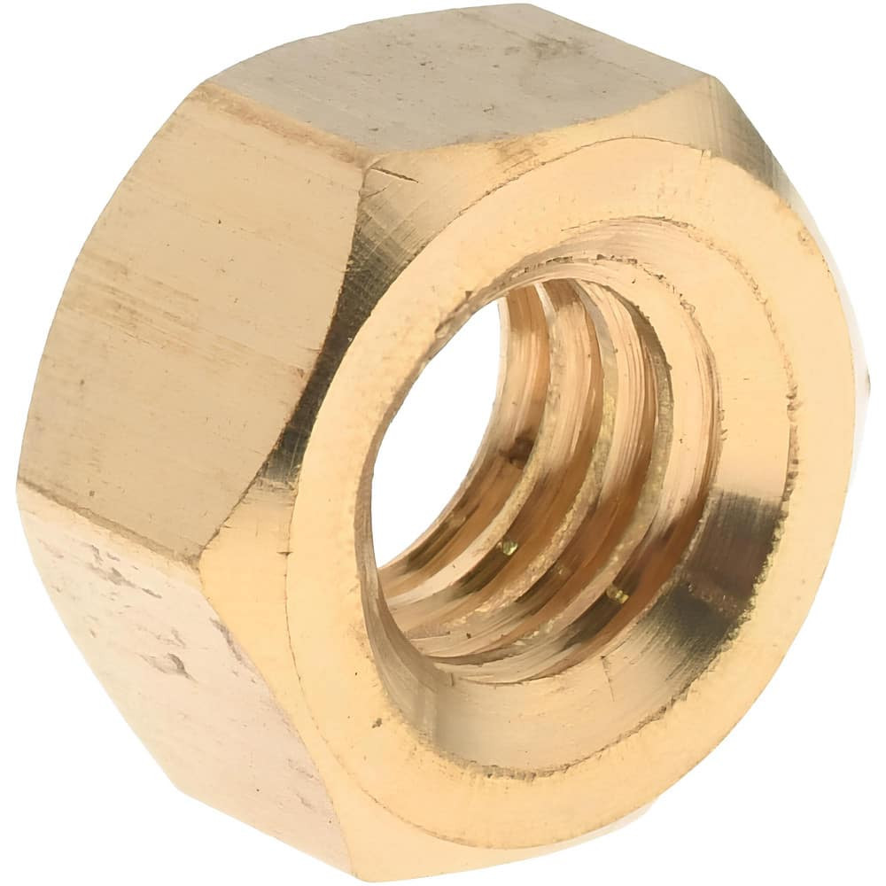 Value Collection MSC-67592683 Hex Nut: 5/16-18, Brass, Uncoated