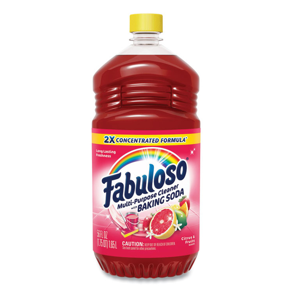 COLGATE PALMOLIVE, IPD. Fabuloso® 153091 Multi-Use Cleaner, Citrus Scent, 56 oz Bottle, 6/Carton