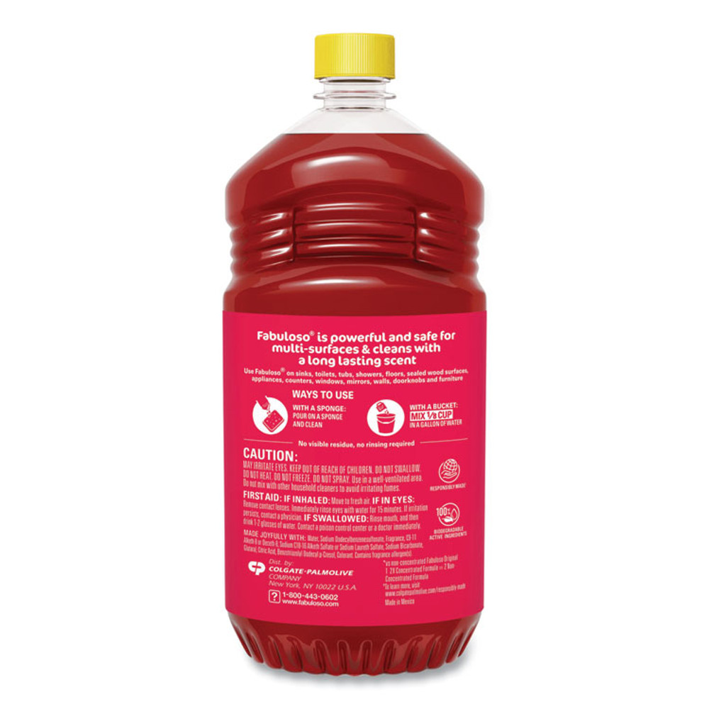COLGATE PALMOLIVE, IPD. Fabuloso® 153091 Multi-Use Cleaner, Citrus Scent, 56 oz Bottle, 6/Carton
