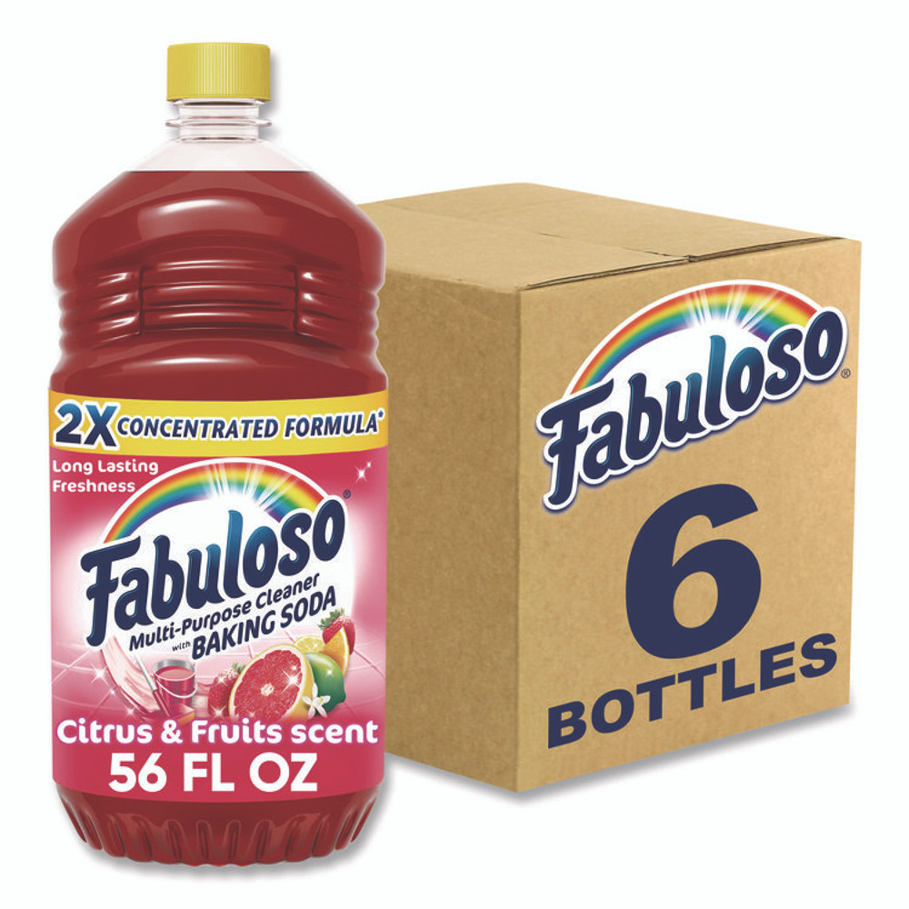 COLGATE PALMOLIVE, IPD. Fabuloso® 153091 Multi-Use Cleaner, Citrus Scent, 56 oz Bottle, 6/Carton