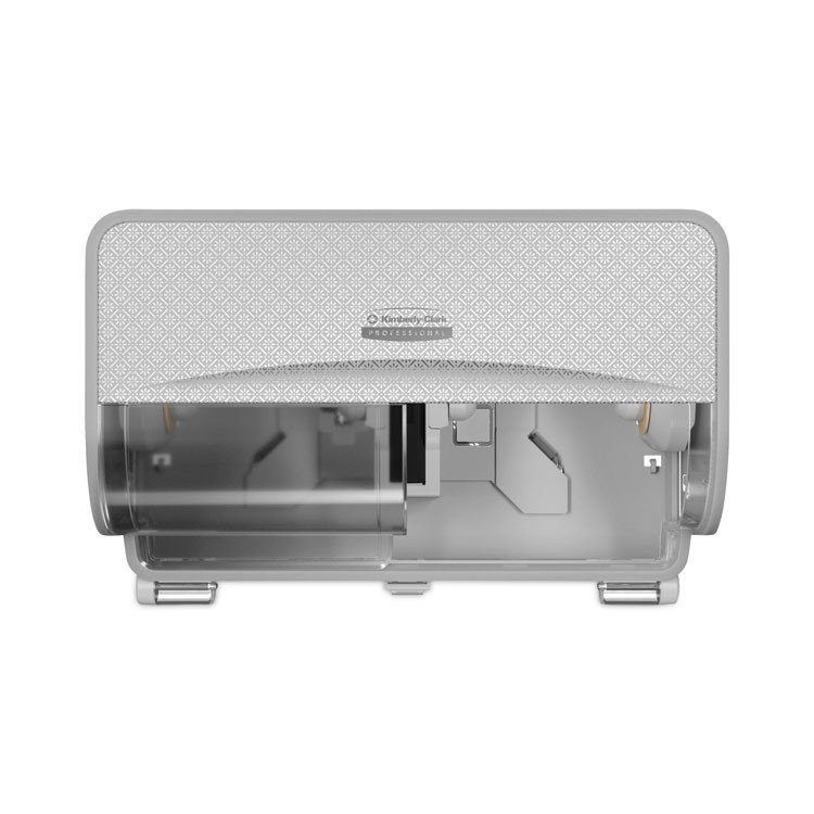 KIMBERLY-CLARK PROFESSIONAL Professional* 53698 ICON Coreless Standard Roll Toilet Paper Dispenser, 8.43 x 13 x 7.25, Silver Mosaic