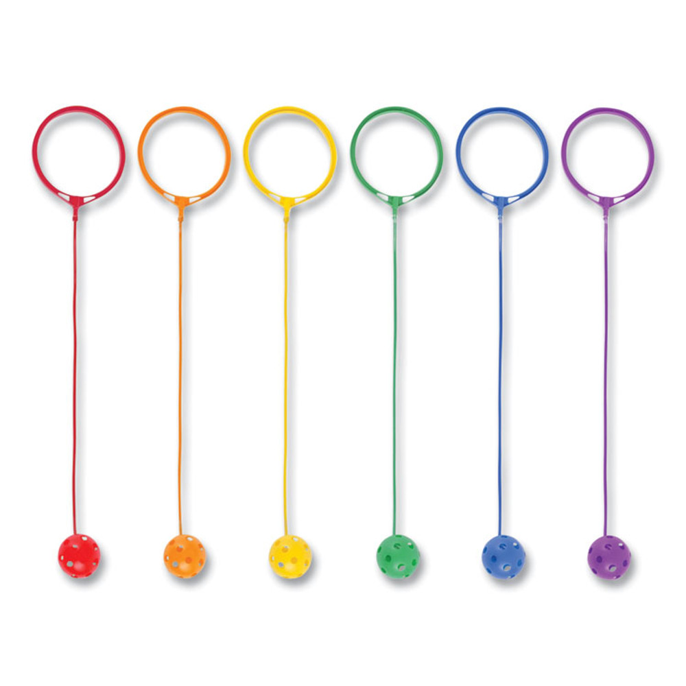 CHAMPION SPORT Sports SBSET Swing Ball Set, 5.5" Diameter, Assorted Colors, 6/Set
