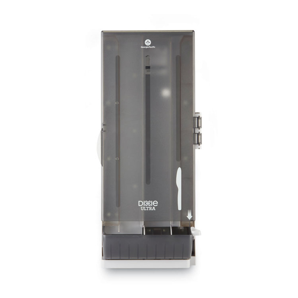 GEORGIA PACIFIC Dixie® SSKPD120 SmartStock Dining Utensil Dispenser, Holds 120 Knives, 10 x 8.78 x 24.75, Smoke