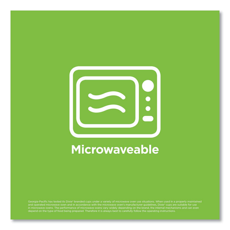 GEORGIA PACIFIC Dixie® 5356CDCT PerfecTouch Paper Hot Cups, 16 oz, Coffee Haze Design, 50/Sleeve, 20 Sleeves/Carton