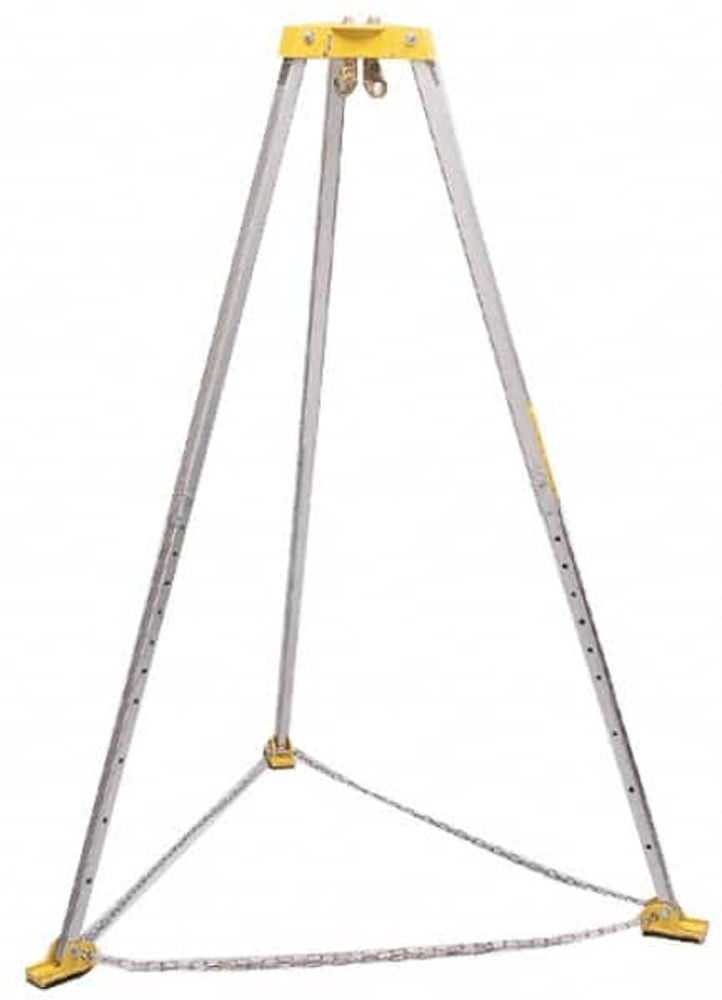 Gemtor TP-9 Confined Space Entry & Retrieval Bases & Booms; Material: Aluminum ; Overall Height: 9.0 ; Maximum Load Capacity: 310 ; Distance Between Feet: 73