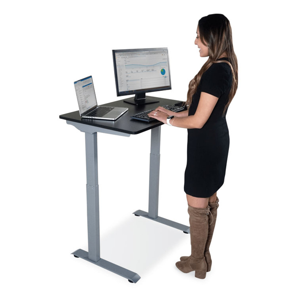 VICTOR TECHNOLOGY LLC DC830B Electric Height Adjustable Standing Desk, 36 x 23.6 x 28.7 to 48.4, Black