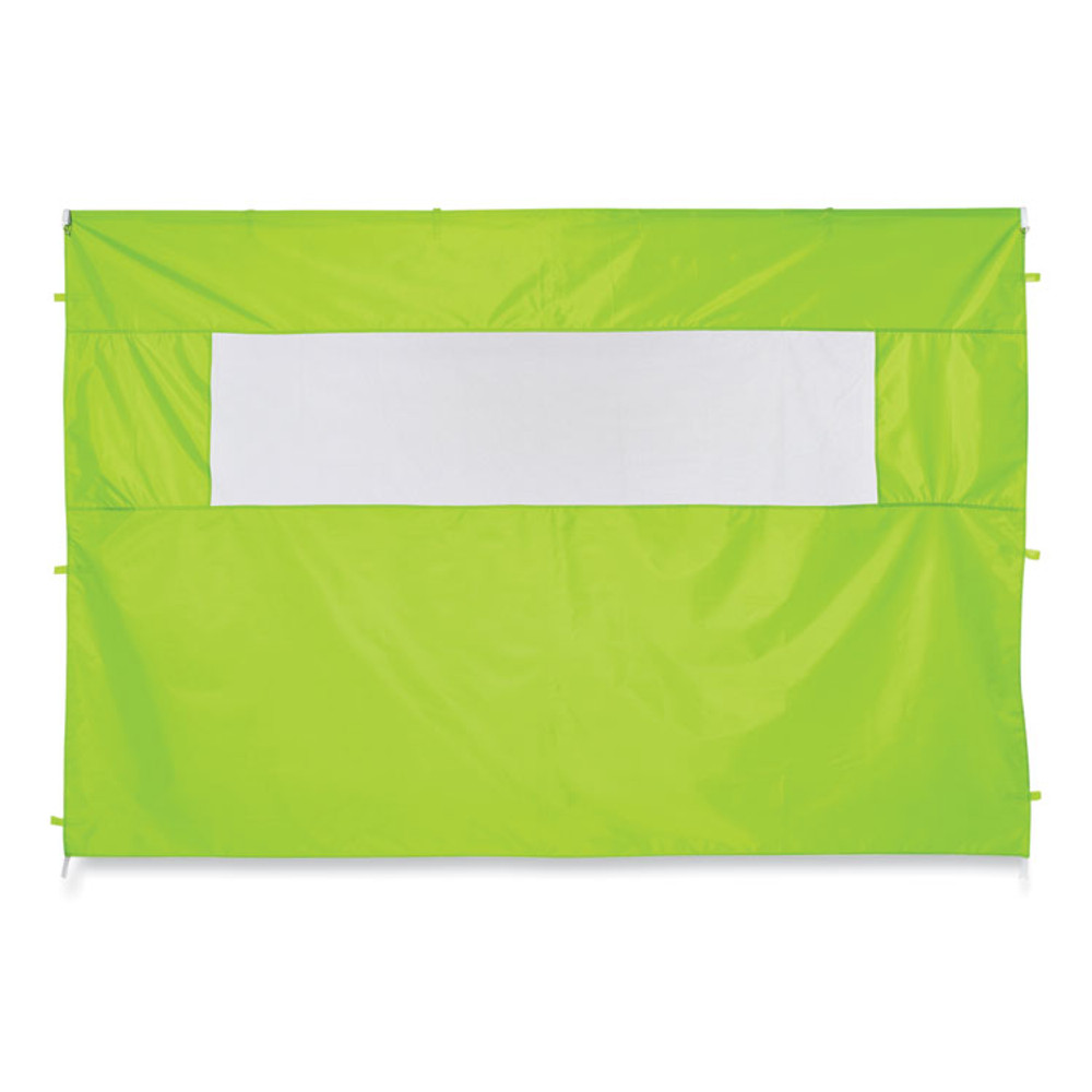 TENACIOUS HOLDINGS, INC. ergodyne® 12989 Shax 6092 Pop-Up Tent Sidewall with Mesh Window, Single Skin, 10 ft x 10 ft, Polyester, Lime