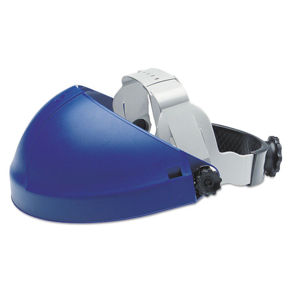 3M/COMMERCIAL TAPE DIV. 82501-00000 Tuffmaster Deluxe Headgear with Ratchet Adjustment, 8 x 14, Blue