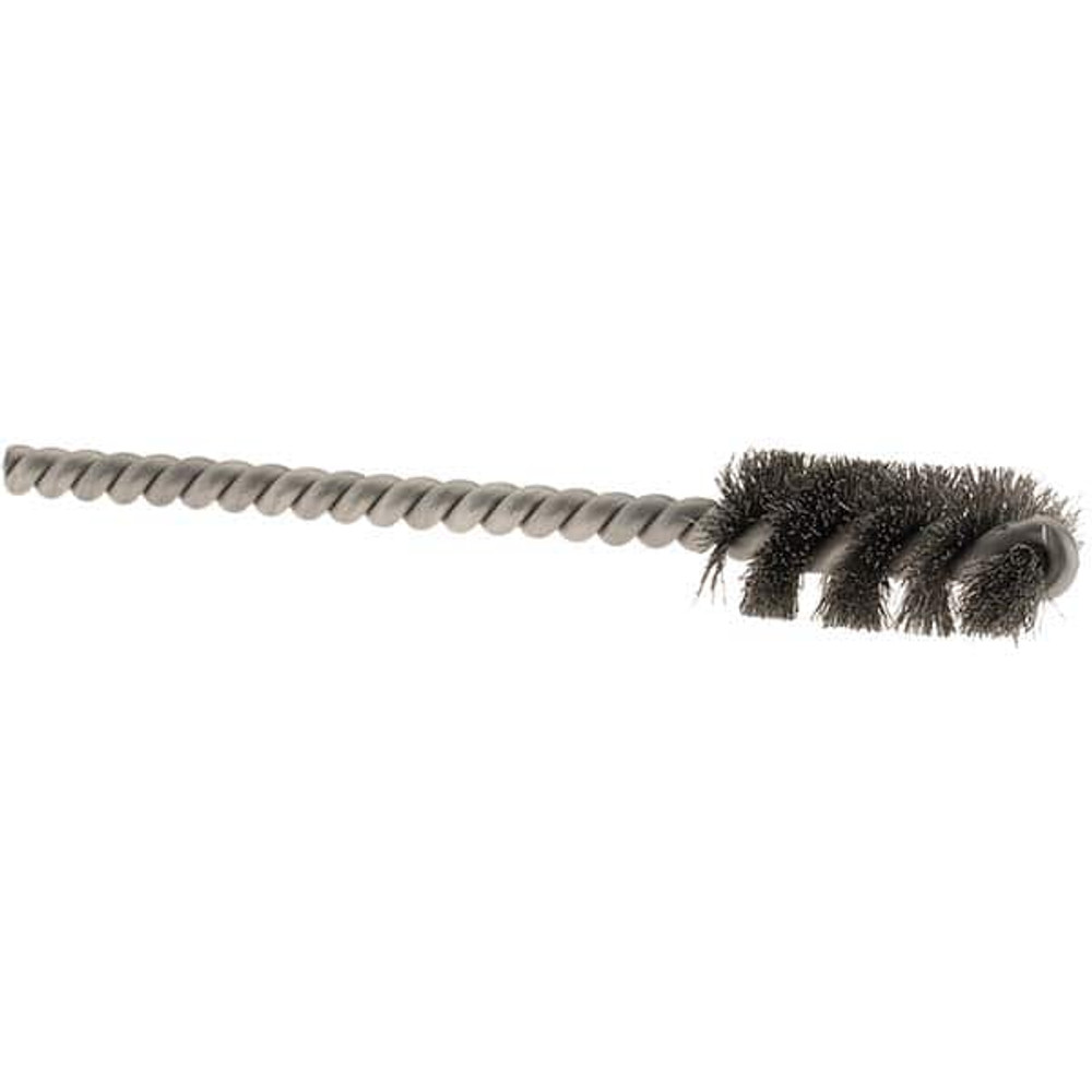 Weiler 91129 Power Tube Brush: Helical, Stainless Steel