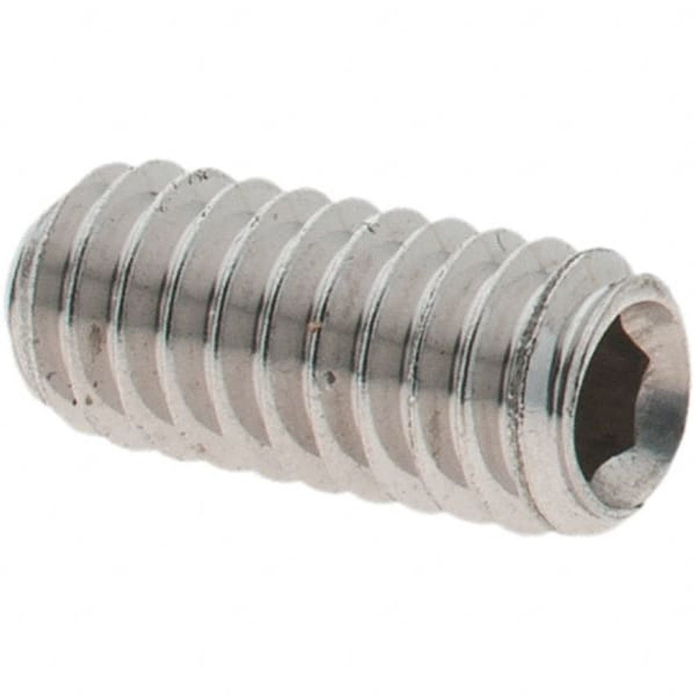 Value Collection 93921 Set Screw: #8-32 x 3/8", Cup Point, Stainless Steel, Grade 18-8