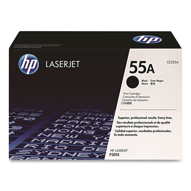 HP INC CE255A HP 55A, (CE255A) Black Original LaserJet Toner Cartridge