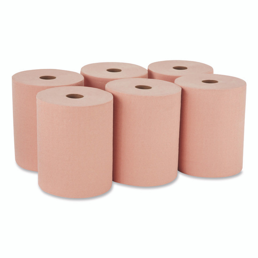 GEORGIA PACIFIC Brawny® Professional 200-67 goRag Premium All-Purpose DRC Roll Wipers, 10" x 250 ft, Orange, 6/Carton